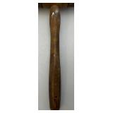Antique Wooden And Metal Mallet 5 1/2' x 12 1/2'