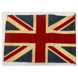 Antique British Flag 11' x 17' 30' Stick