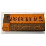 Antique Carborundum Razor Hone In Original Box