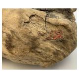 Vintage ALBERT GUIBARA Driftwood And Gilt Metal Art Sculpture Mid-Century Modern 7 1/2' x 8'