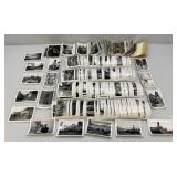 Large Group Of Black & White Photographs Including Military And More (Most Have Curl To Them)