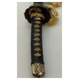 Very Cool Miniature All Metal Souvenir Samurai Sword Brought Back By An American Soldier 13'