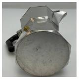 Vintage Junior Express Aluminum Expresso Stovetop Maker 1 Cup Personal Made in Italy 6'