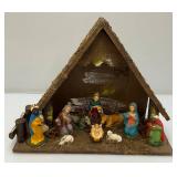 Misc. Vintage Christmas Décor Including Nativity Set And More