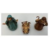 Misc. Vintage Christmas Décor Including Nativity Set And More