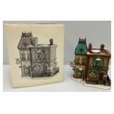 Vintage Dept. 56 Heritage Collection Dickens' Village Series 'Thomas Mudge Timepieces' In Original Box