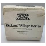 Vintage Dept. 56 Heritage Collection Dickens' Village Series 'GIGGELSWICK MUTTON & HAM' In Original Box