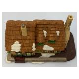 Vintage Dept. 56 Heritage Collection Dickens' Village Series 'THE CHRISTMAS CAROL COTTAGE' The Christmas Carol Revised In Original Box
