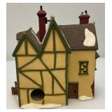 Vintage Dept. 56 Heritage Collection Dickens' Village Series 'J.D. Nichols Toy SHop' In Original Box (Chip On Awning)