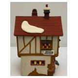 Misc. Vintage Dept. 56 Heritage Collection Dickens' Village Series 'BUMPSTEAD NYE CLOAKS' &  SLEEPY HOLLOW CHURCH In Original STYROFOAM