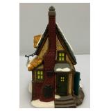 Vintage Dept. 56 Collectibles Including  Dickens 'ASHLEY POND SKATING PARTY' Missing One Figure Set & Porcelain Evergreen Trees In Original Box