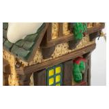 Vintage Dept. 56 Collectibles Including  Dickens 'ASHLEY POND SKATING PARTY' Missing One Figure Set & Porcelain Evergreen Trees In Original Box