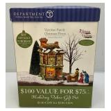 Vintage Dept. 56 Dickens' Village Series A Victorian Christmas  'Victorian Family Christmas House' In Original Box