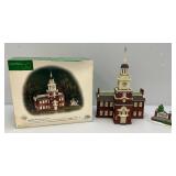 Vintage Dept. 56 Heritage Collection Historical Landmark Series 'Independence Hall' In Original Box