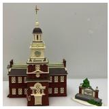 Vintage Dept. 56 Heritage Collection Historical Landmark Series 'Independence Hall' In Original Box