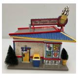 Vintage Department 56 The Original Snow Village 'The Frozen Swirl' In Original Box