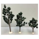 Vintage Department 56 Snow Village Trees