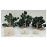 Vintage Department 56 Snow Village Trees