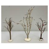 Vintage Department 56 Snow Village Trees