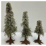 Vintage Department 56 Snow Village Trees
