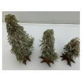 Vintage Department 56 Snow Village Trees