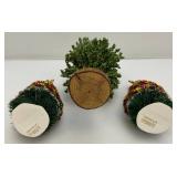 Vintage Department 56 Snow Village Trees