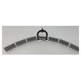 Vintage Dept. 56 Heritage Collection 'KINGS ROAD CAB' And 'VICTORIAN WROUGHT IRON FENCE & GATE' In Original Boxes