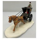 Vintage Dept. 56 Heritage Collection 'KINGS ROAD CAB' And 'VICTORIAN WROUGHT IRON FENCE & GATE' In Original Boxes