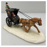 Vintage Dept. 56 Heritage Collection 'KINGS ROAD CAB' And 'VICTORIAN WROUGHT IRON FENCE & GATE' In Original Boxes