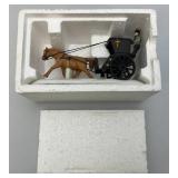 Vintage Dept. 56 Heritage Collection 'KINGS ROAD CAB' And 'VICTORIAN WROUGHT IRON FENCE & GATE' In Original Boxes