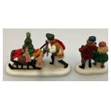 Vintage Department 56 Snow Village & DICKENS' Accessories In Original Boxes