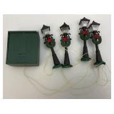 Vintage Department 56 Snow Village Accessories In Original Boxes