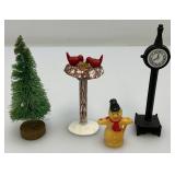 Vintage Department 56 Snow Village Accessories In Original Boxes