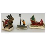 Vintage Department 56 Snow Village Accessories In Original Boxes