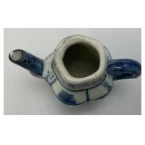 Mid-Century Miniature Blue & White Chinese Teapot With Cups And More