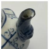 Mid-Century Miniature Blue & White Chinese Teapot With Cups And More