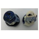 Mid-Century Miniature Blue & White Chinese Teapot With Cups And More