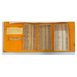 Vintage Wartime Panoramic Photo With Roster On Poster Board