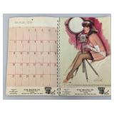 1966 Fritz Willis Artist's Sketch Book Memo Calendar