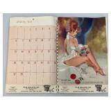 1966 Fritz Willis Artist's Sketch Book Memo Calendar