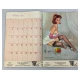 1966 Fritz Willis Artist's Sketch Book Memo Calendar