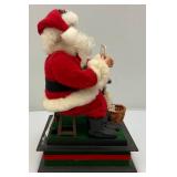 Vintage Merry Christmas Holiday Scene Lights Up And Plays Christmas Carols In Original Box
