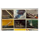 Vintage SEAPOWERS Missile Firepower Poster 34' x 37'