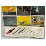Vintage SEAPOWERS Missile Firepower Poster 34' x 37'