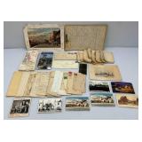 Misc. Antique Papers, Postcards And More