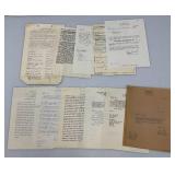 Misc. Vintage Military Photos, Papers And Certificates