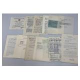 Misc. Vintage Military Photos, Papers And Certificates