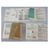 Misc. Vintage Military Photos, Papers And Certificates