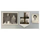 Misc. Vintage Military Photos, Papers And Certificates