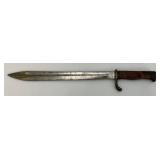 Est. $275.00 - $550.00 WWI SIMSON AND CO. SUHL (GERMAN) Sawback Bayonet W/Scabbard